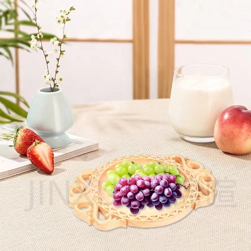 定制户外BBQ实木盘民族草原烤全羊托盘哈萨克斯坦穆斯林烤肉木盘详情6