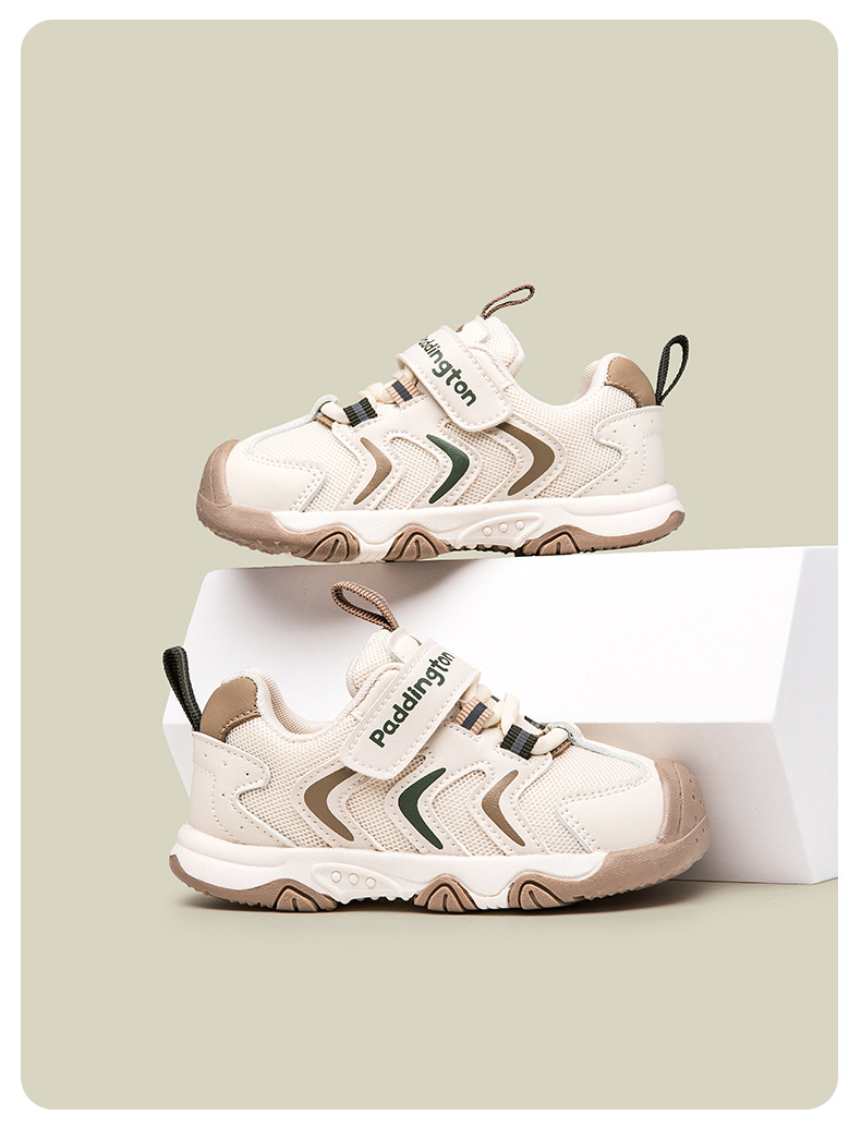 帕丁顿熊正品2025年春季新款儿童运动鞋中小童魔术贴户外休闲童鞋详情11