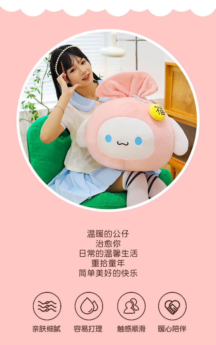 跨境新款可爱玉桂狗福袋抱枕毛绒玩具公仔玩偶卡通萌福袋睡觉批发详情2