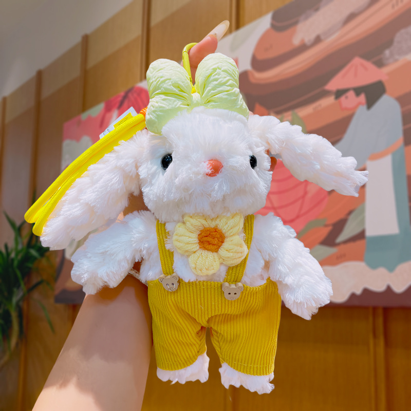 Wholesale of new flip-flop rabbit bag pendants, cartoon plush cute dolls, keychains, pendants and small gifts pic 7