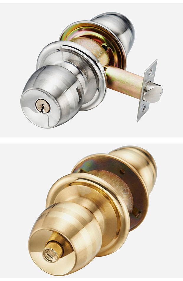 圆锁不锈钢球锁圆头房门锁卫生间老式卧室球形锁室内门锁球通用型详情11