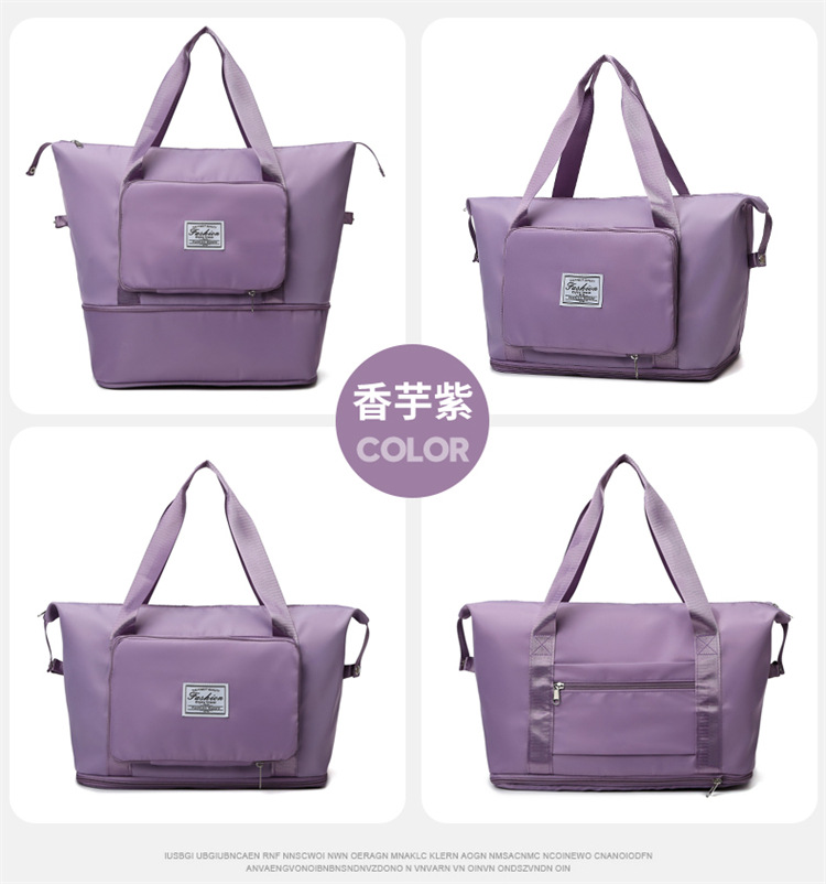 短途手提收纳包旅行包单肩大容量女男士小行李包袋健身出差待产详情17