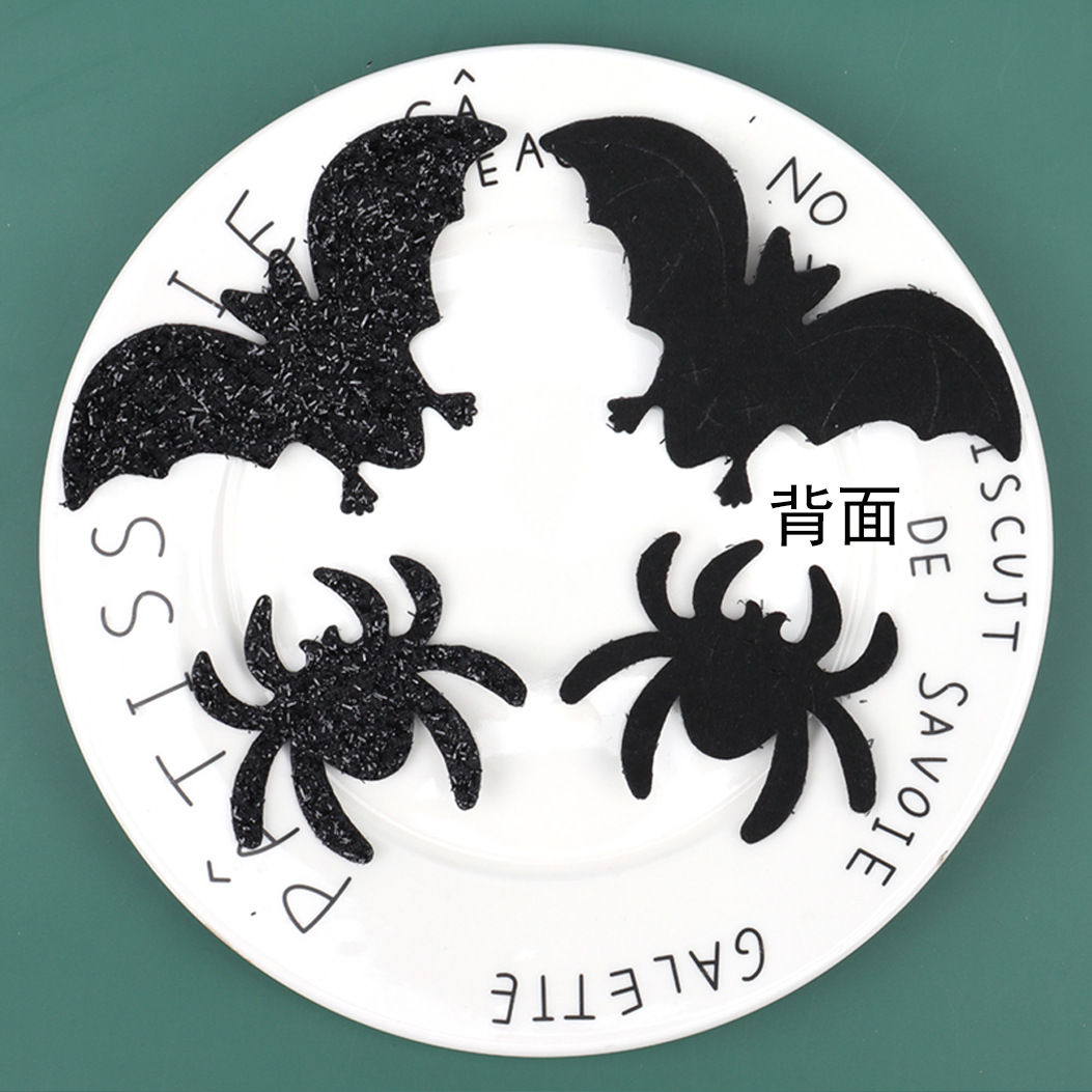 跨境万圣节蝙蝠蜘蛛节日摆件发饰服装帽子道具装饰diy饰品配件详情4