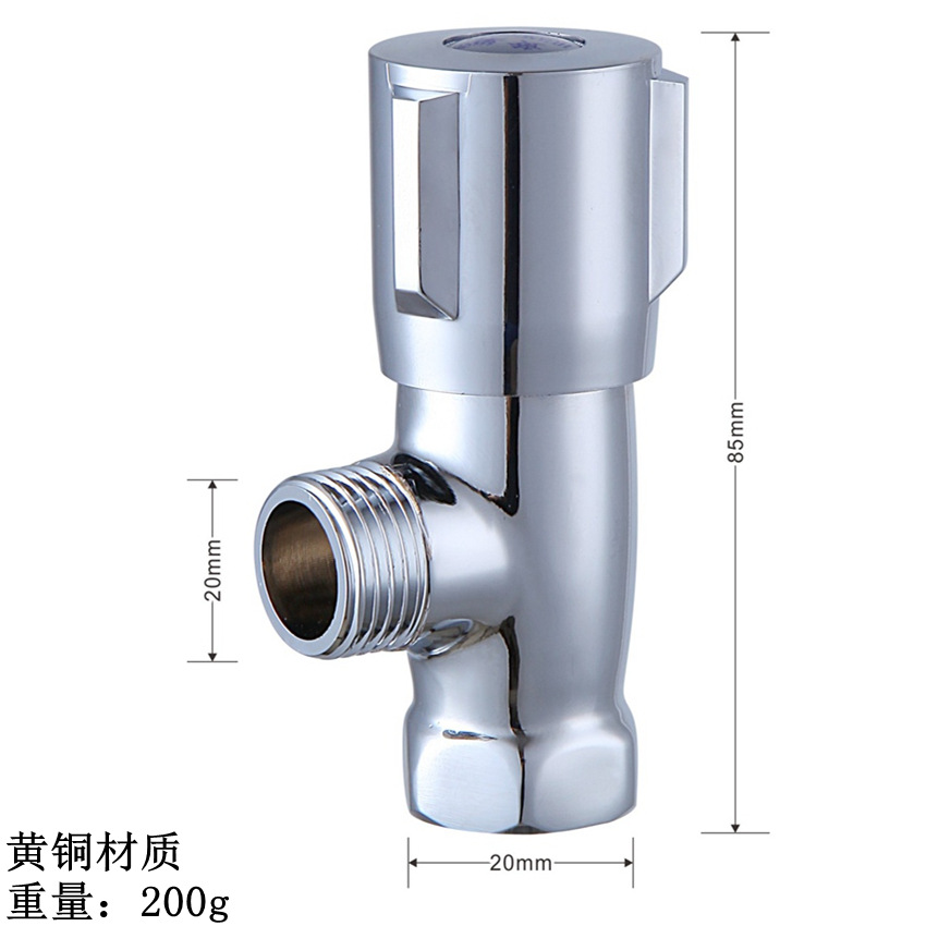 直通阀4分开关水阀黄铜角阀水管止水阀水龙头阀门外丝内外丝详情21