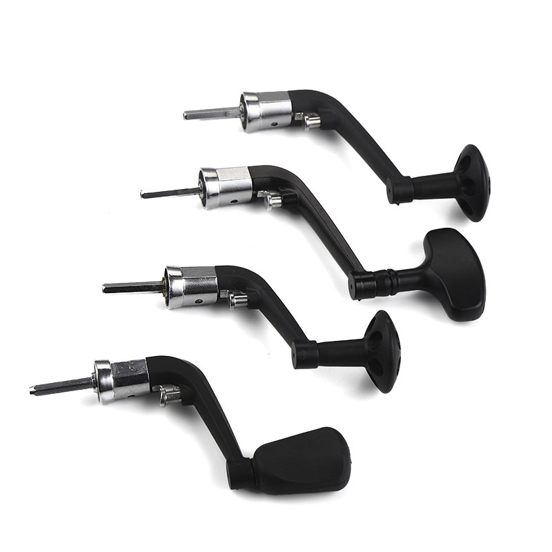 Metal fishing wheel folding handle, fishing rod wheel handle, throwing rod wheel handle, fish wheel arm accessory, spinning wheel handle pic 8