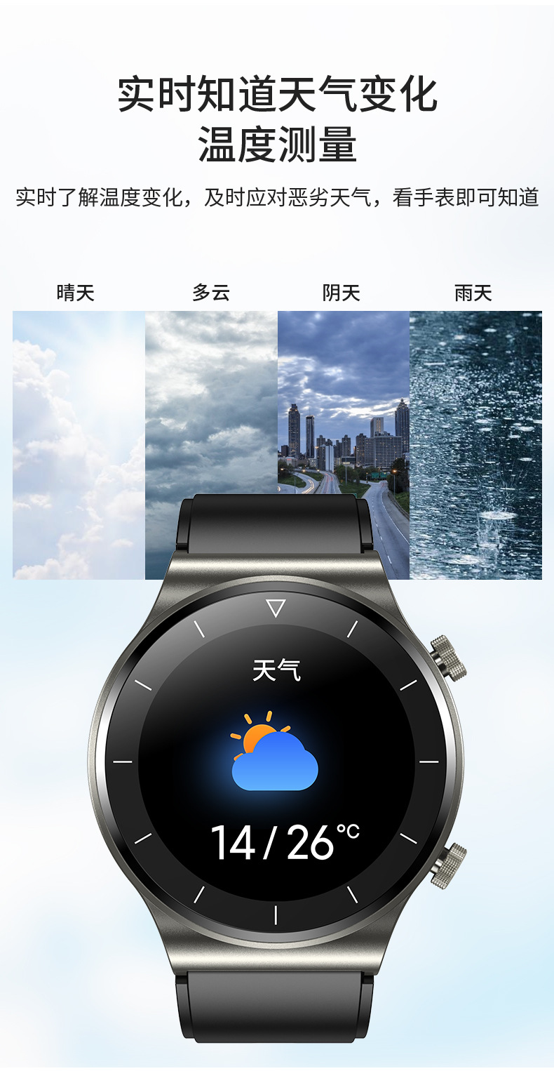 24小时代发抖音小红书拼多多跨境TM01 Pro智能通话手表测睡眠血氧详情16