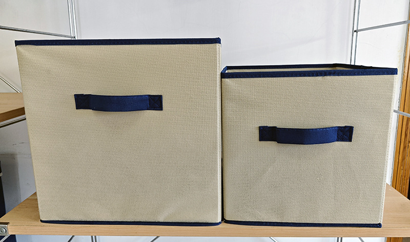 家用无纺布收纳箱布艺收纳整理宿舍可折叠储物盒衣服大号储物箱详情2