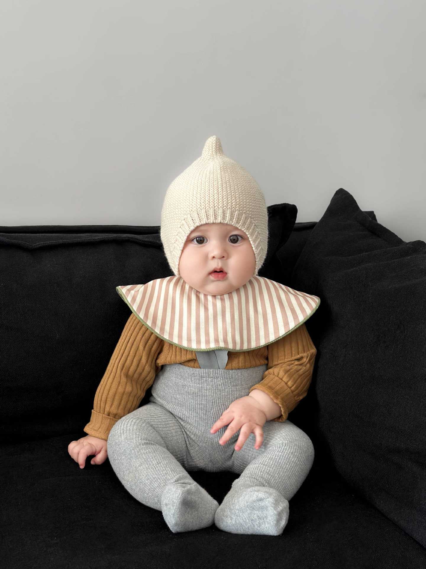 口水巾婴儿a类棉口水巾宝宝围嘴新生儿口水围兜夏款详情9