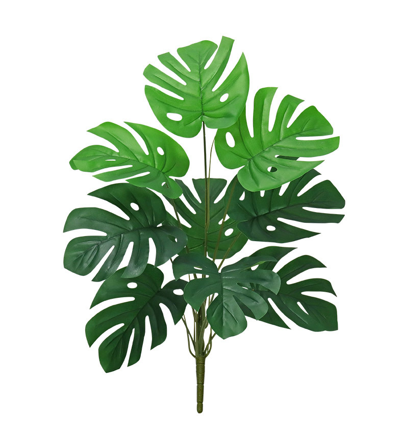 Artificial green plants, large turtle-back bamboo, artificial plants, cross-border consignment and labeling, large floor-standing artificial trees for outdoor garden decoration pic 9