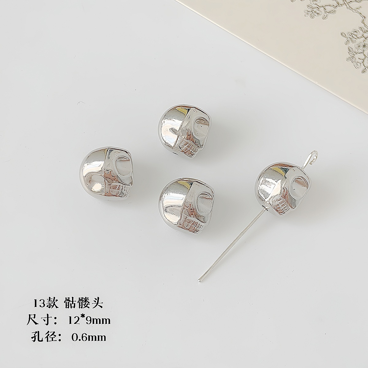 【 Silver ccb Series 】 Versatile and affordable basic beaded beads, flower heart scattered beads, diy handcrafted beading material pic 20