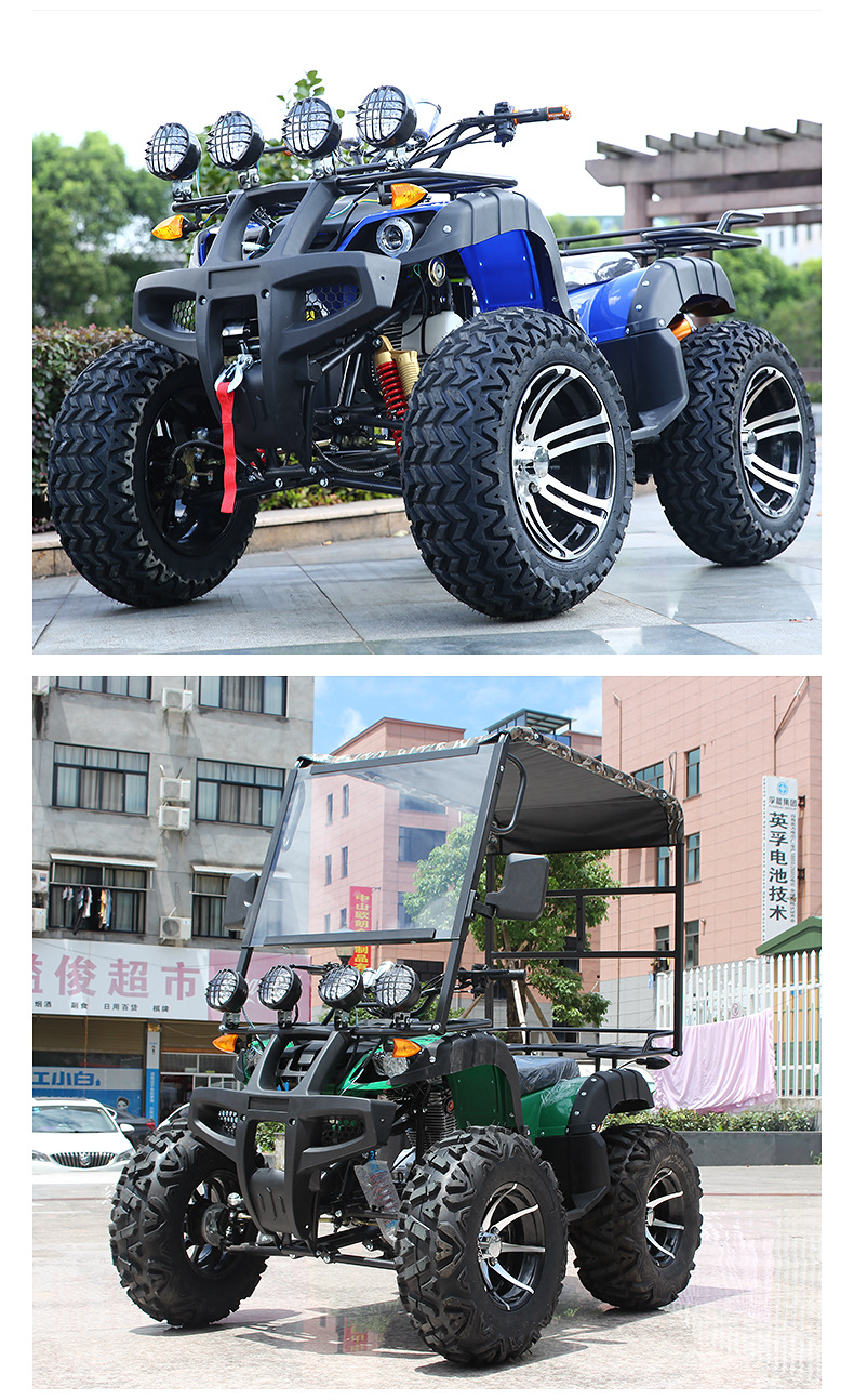 All-terrain 250 water-cooled Bull beach buggy with universal joint shaft drive off-road adult four-wheel motorcycle pic 16