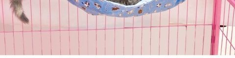 Factory pet supplies canvas cat cages, hammocks with fleece hanging, adjustable length, pet cat hanging beds pic 11