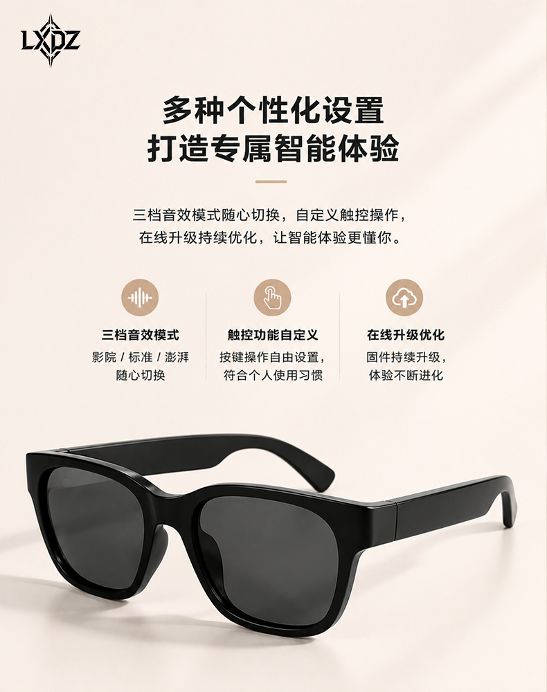 智能眼镜防紫外线新款男女士时尚百搭墨镜潮流方框简约太阳镜大框详情13