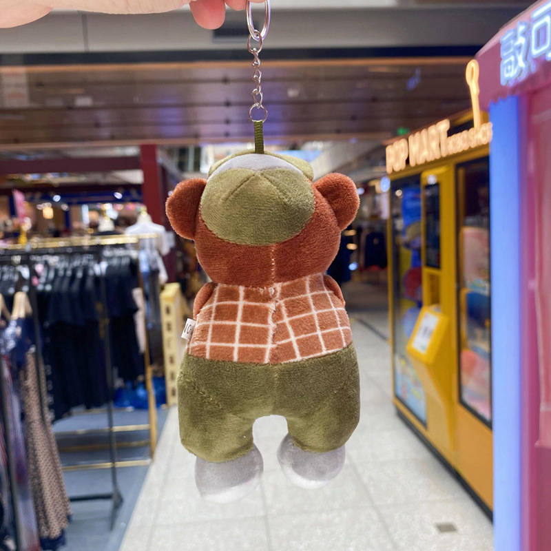 Wow, super cute workwear bear figurines, small dolls, pendants, bags, decorations, festival gifts, and fine claw machine dolls pic 16