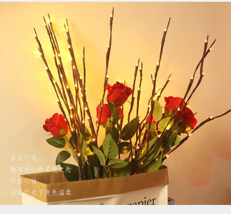 新年led树枝灯防水装饰创意白桦树灯ins卧室活动场景氛围树灯彩灯详情7