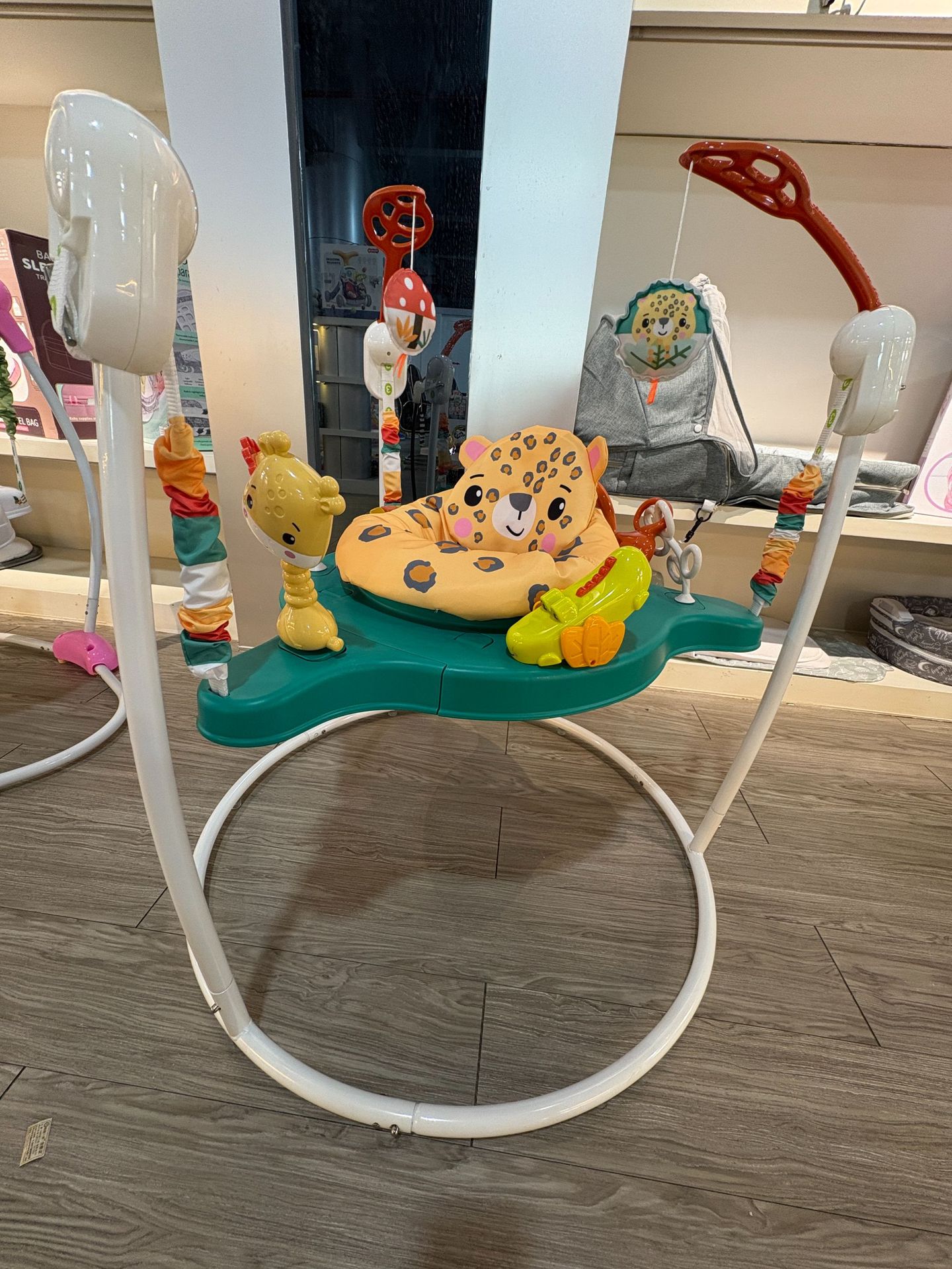 Cross-border baby jumping chair, fitness frame, music toy, newborn baby jumping park, multi-functional jumping swing pic 1