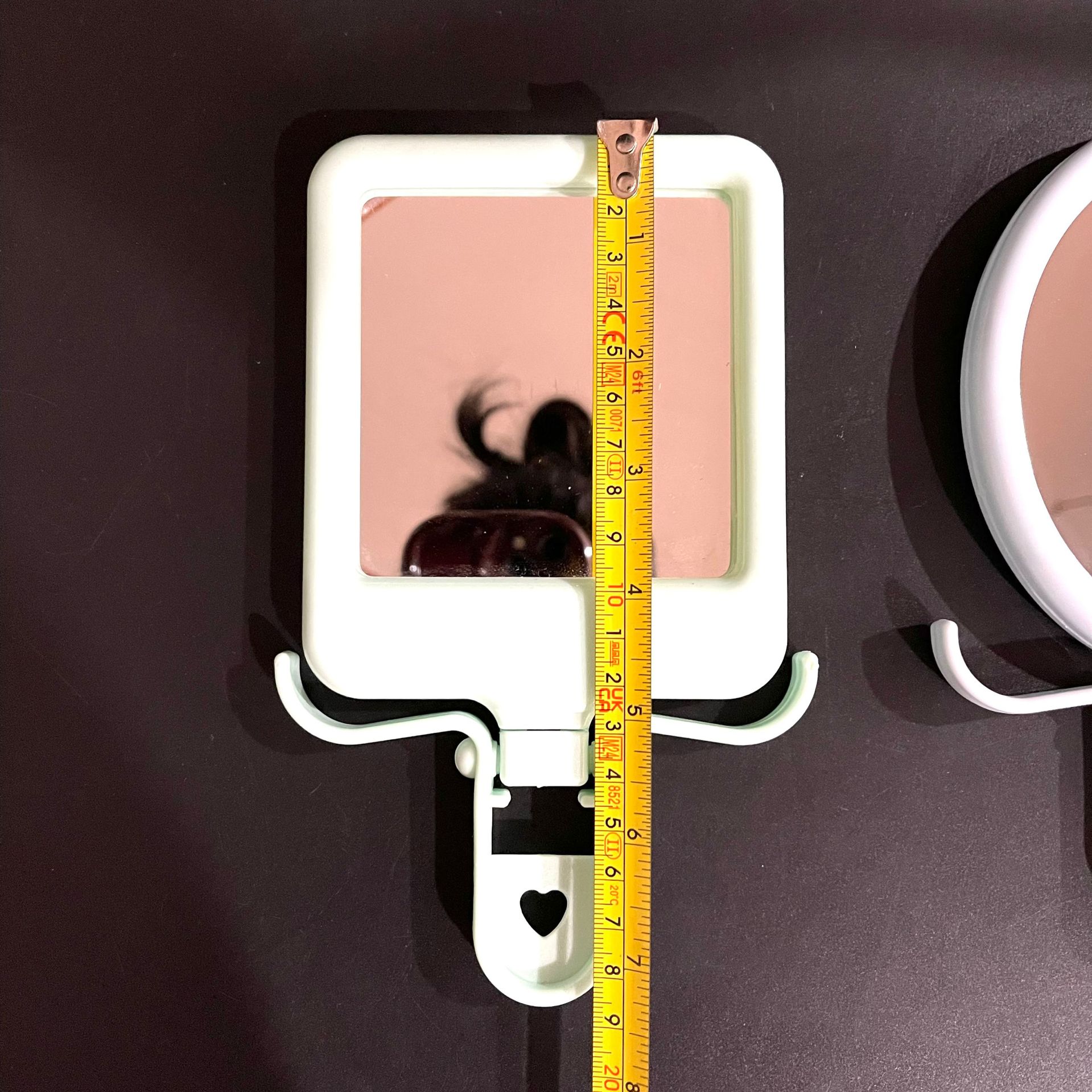 【2-1区】北欧台镜 50/盒200/箱北欧镜化妆镜便携宿舍学生镜子台式桌面可立梳妆镜2元货源详情1