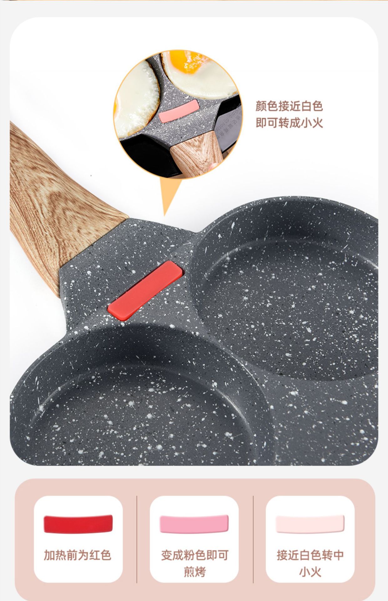煎锅家用迷你四孔跨境新款麦饭石煎蛋神器早餐煎蛋锅小鸡蛋汉堡锅详情14