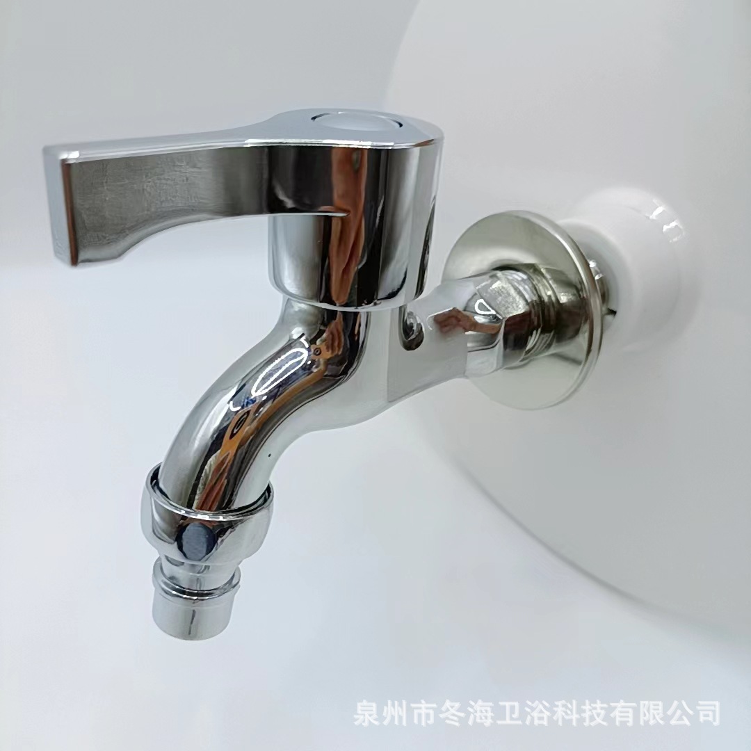 厂家直供外贸跨境款电镀工程款洗手盆拖布池洗衣机快开单冷水龙头详情16