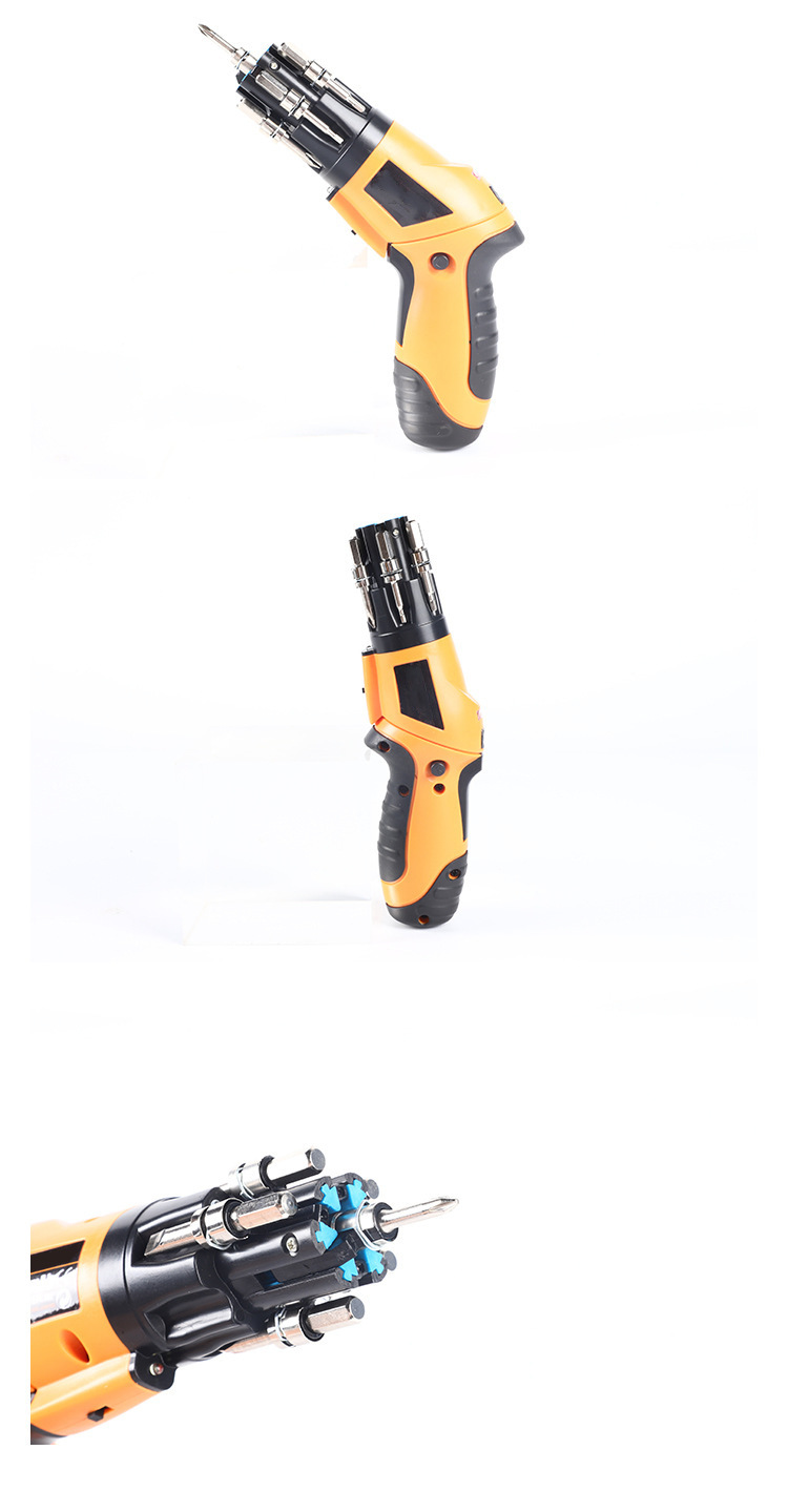 Bison Cool Label 3.6V Small household electric screwdriver, multi-functional lithium battery hand drill, large-capacity brushless screwdriver pic 16