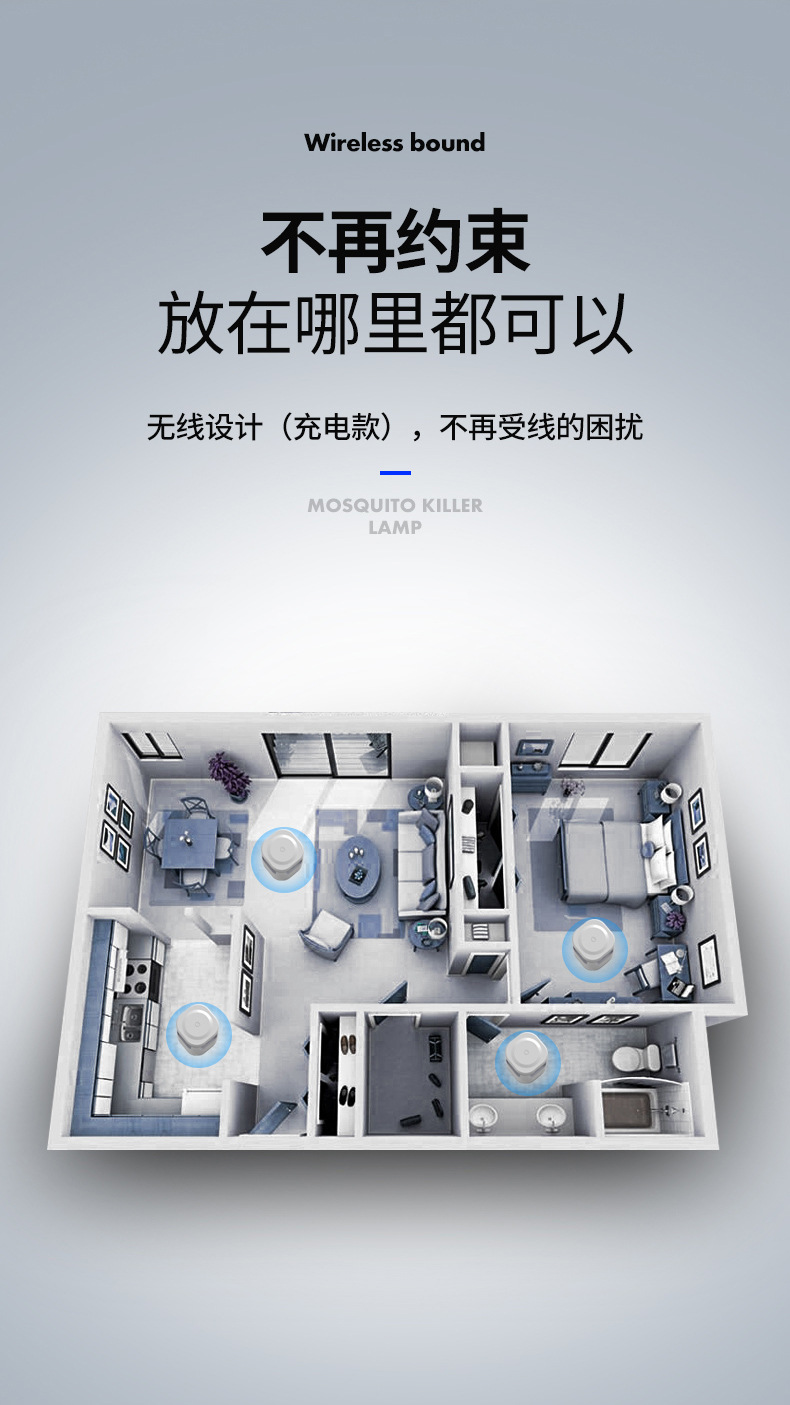 灭蚊灯usb led户外光触媒孕妇婴儿家用户外灭蚊灯器普通款有FCC认详情8