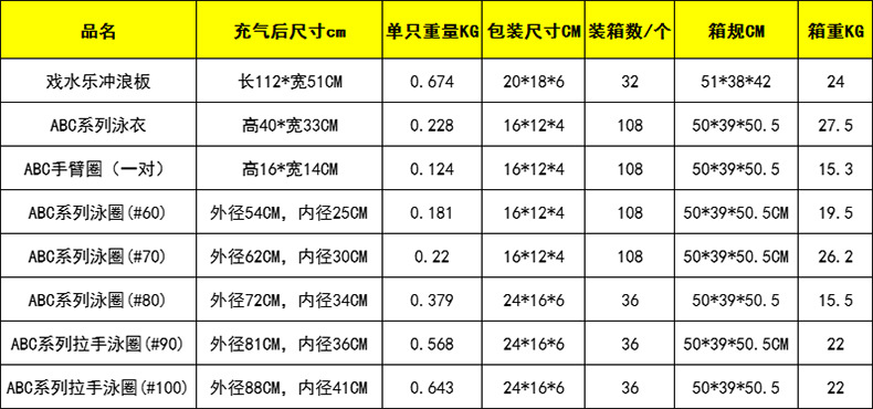 儿童救生衣手臂圈水上充气玩具冲浪板皮划艇浮排浮垫成人游泳圈详情10