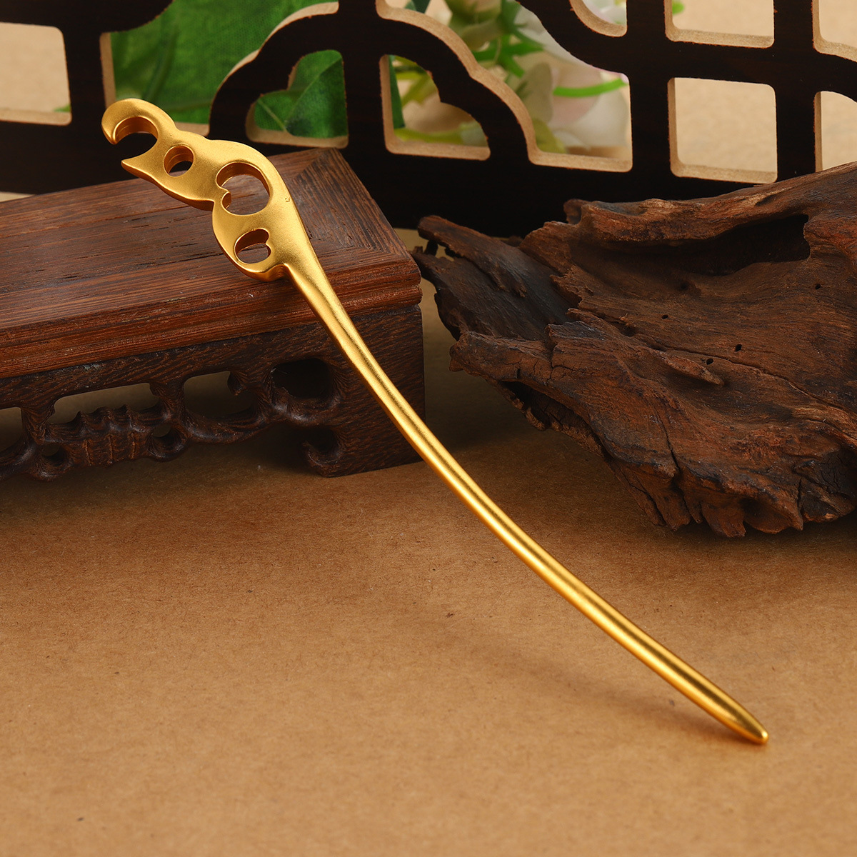 New Chinese-style hollowed-out flower and auspicious cloud hairpins, retro headwear accessories, Hanfu and cheongsam versatile hairpins, courtly ancient style ladies pic 33