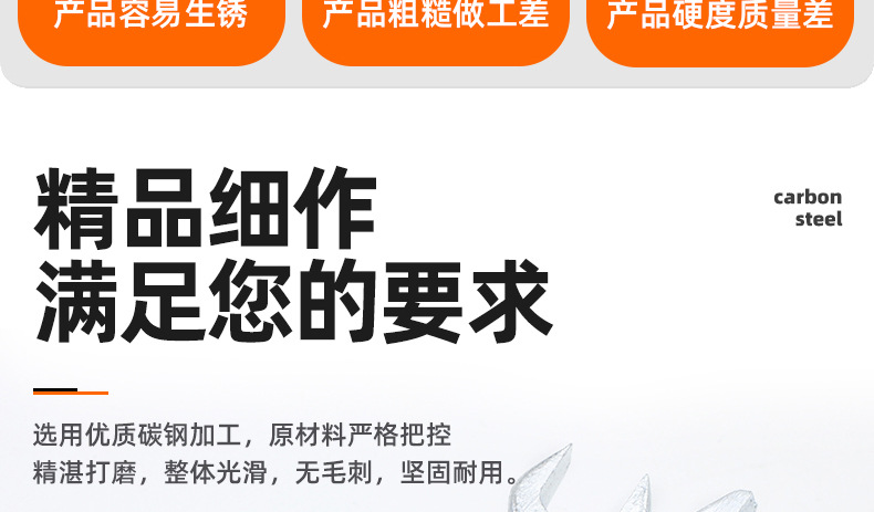 镀锌双头扳手开口扳手六角呆扳手两头板手五金工具扳子搬手5.5-22详情62