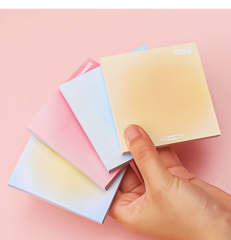 Gradient color sticky note paper, student n times blush, gradient planner sticky note book, student planner halo sticky note paper pic 14