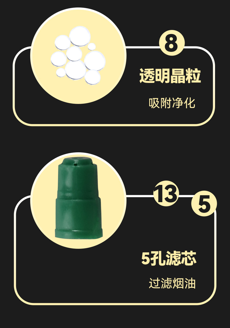 厂家批发一次性高档多重草本烟嘴 奇葩过滤嘴 21重烟嘴按支计价详情26