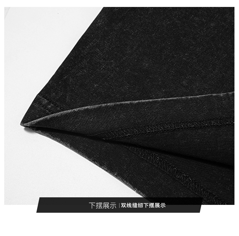 2025胸有成竹熊猫卡通印花T恤夏季新款短袖数码印花国潮时尚半袖详情17