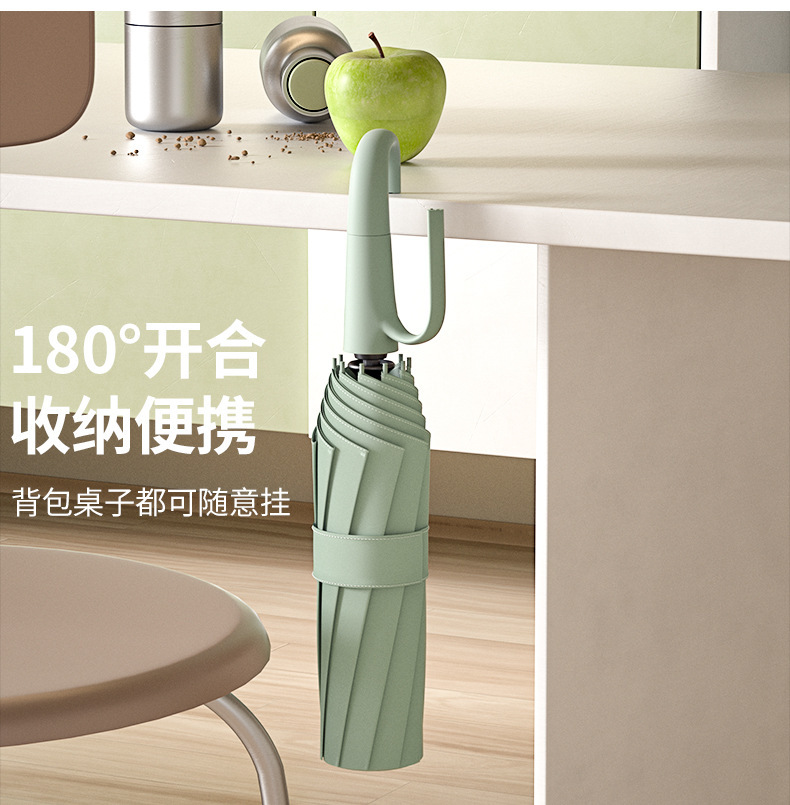 全自动60骨环扣雨伞批发定制晴雨两用遮阳伞防晒折叠伞商务太阳伞详情8