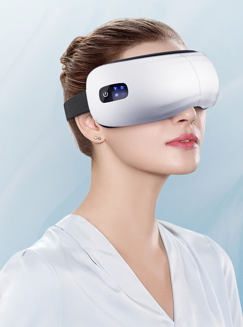 Oaks Eye Massage Device, eye protection device, rechargeable electric massager, hot compress, Smart Massage eye mask gift pic 2