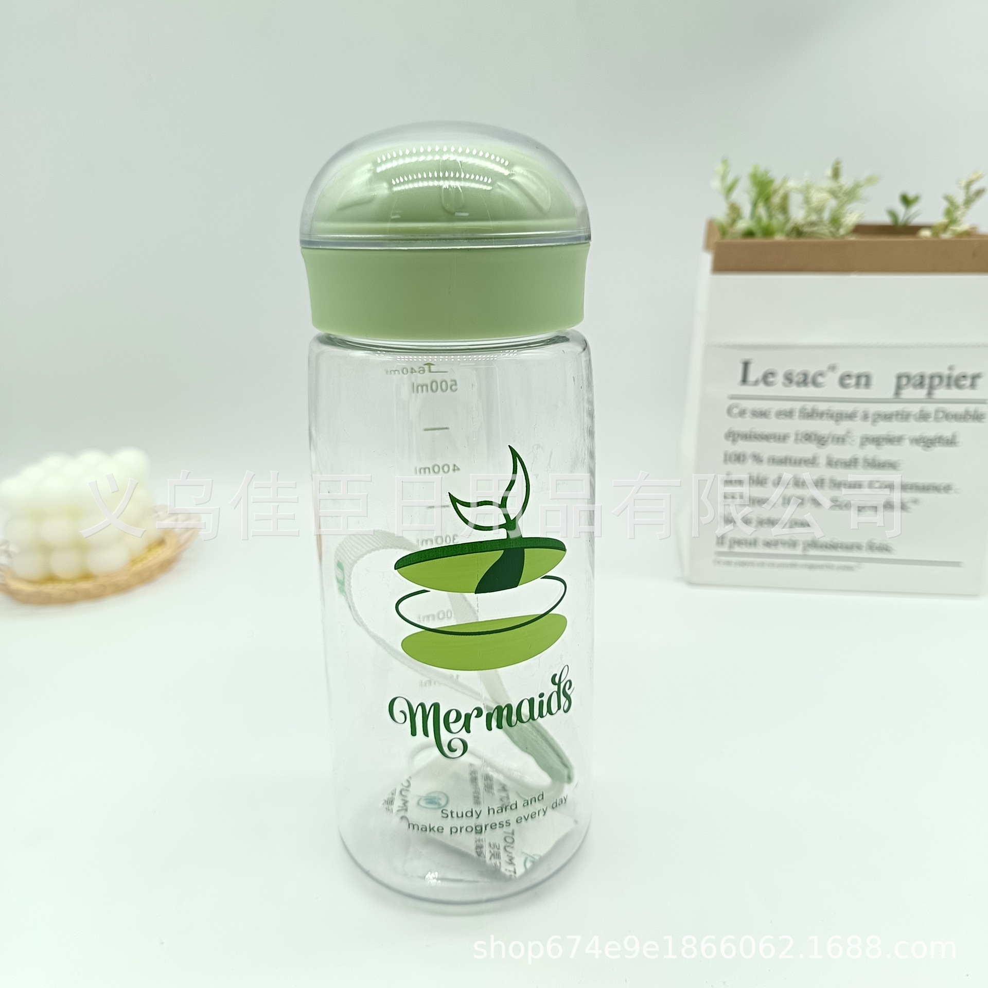 Direct drinking cups, Amazon cross-border plastic water cups with tea separation, male and female student cups, large-capacity fitness space cups pic 5