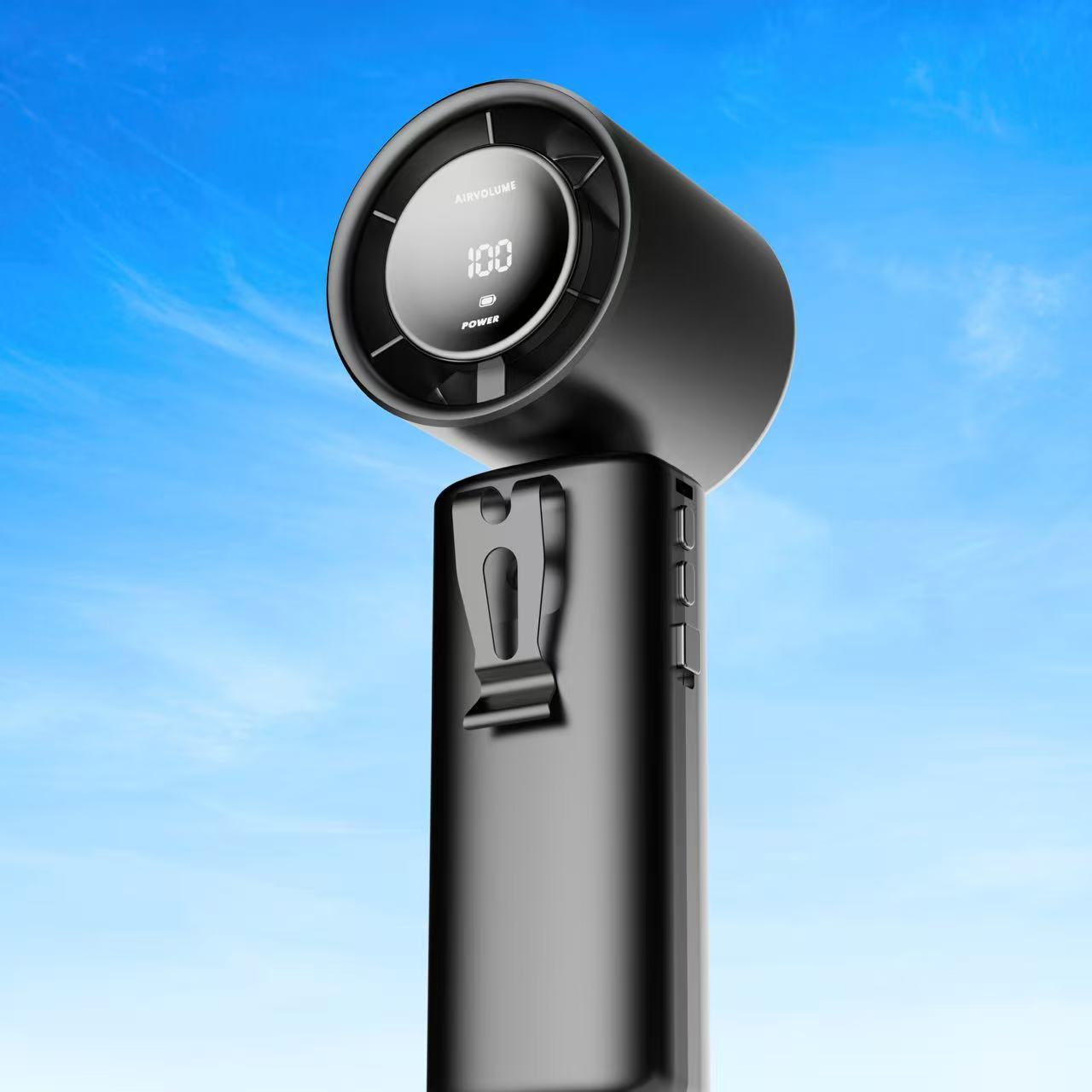 新款热销迷你便携式高速手持挂腰桌面夹子风扇跨境亚马逊电商私模详情4