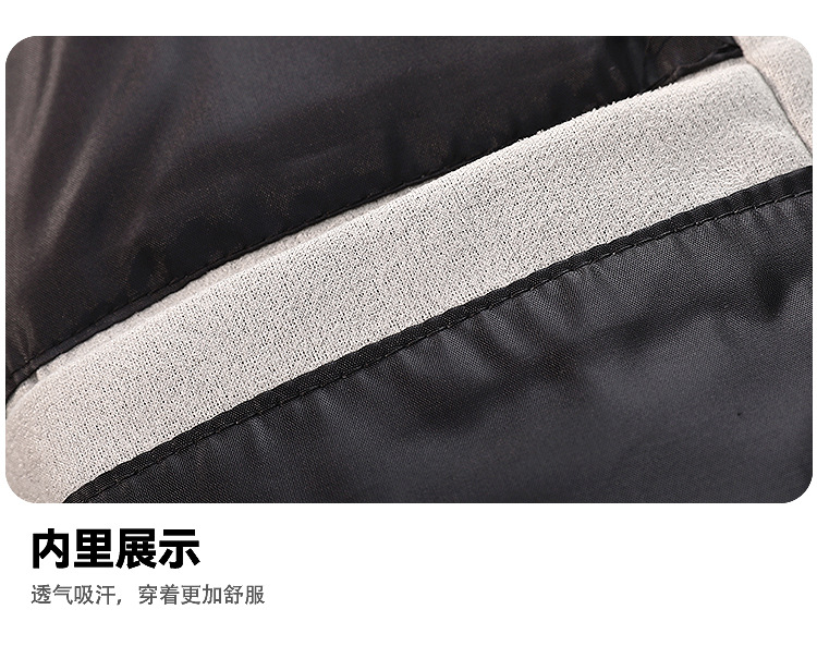 Customizable LOGO thickened suede cotton jacket for both men and women, loose cotton coat, breaded jacket, stand-up collar coat pic 4