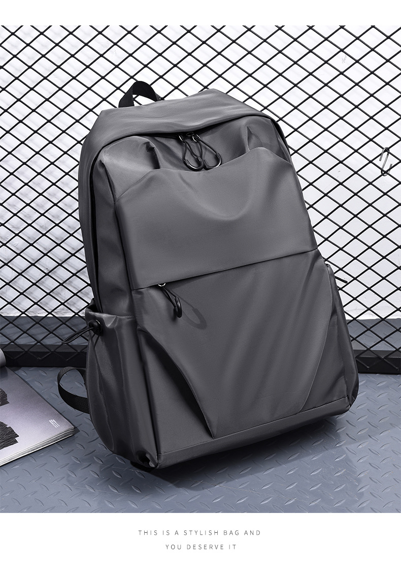 Mochila de nylon transfronteriza bolsa de viaje casual ligera para hombres bolsa de escuela de gran capacidad bolsa de computadora simple para estudiantes universitarios pic 36