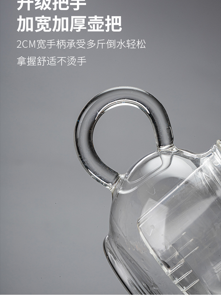 透明玻璃茶具套装家用客厅办公室会客泡茶器功夫茶杯茶壶盖碗茶道详情15