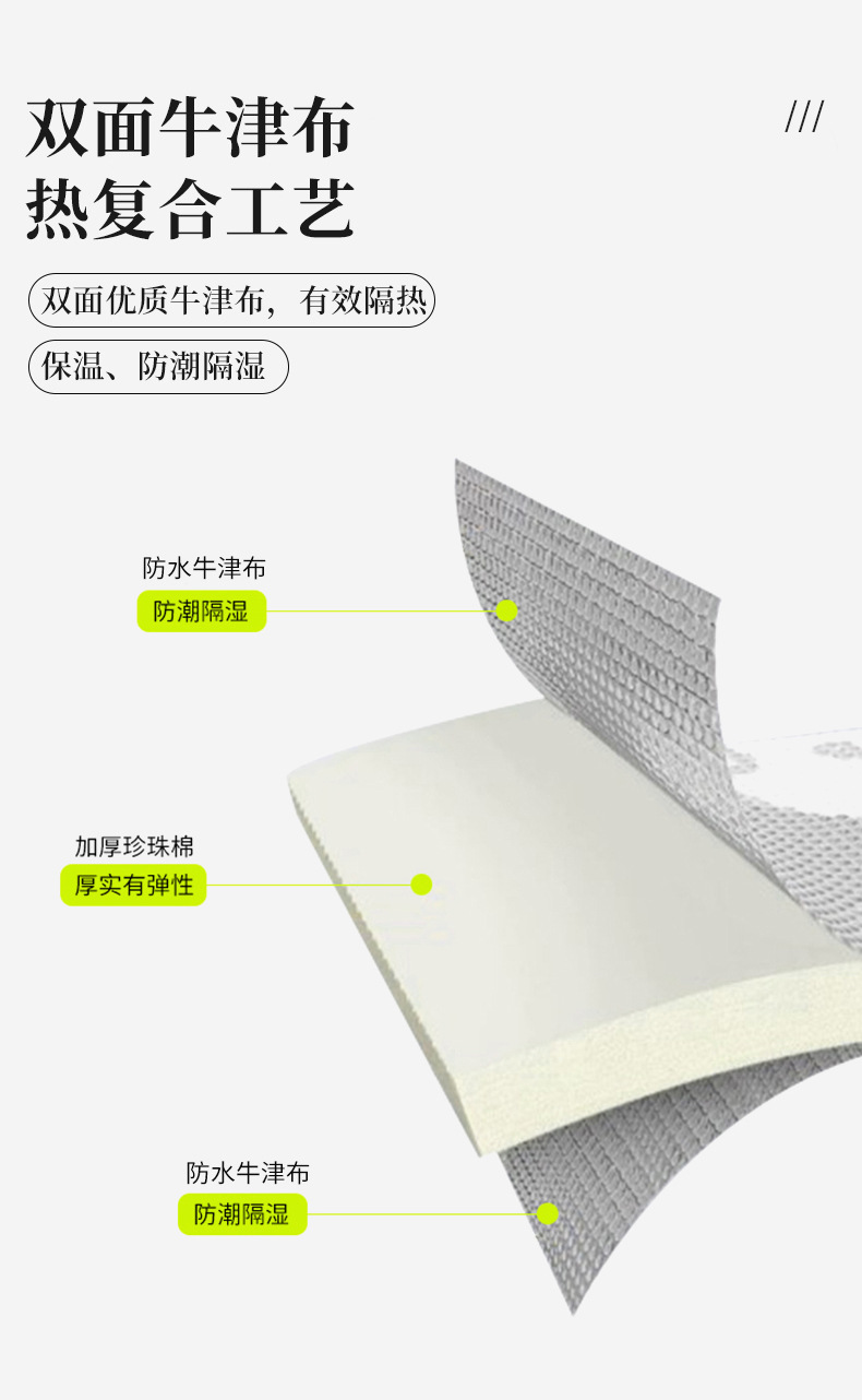户外折叠坐垫便携防水加厚防潮地垫登山子草地露营徒步隔凉野餐垫详情9