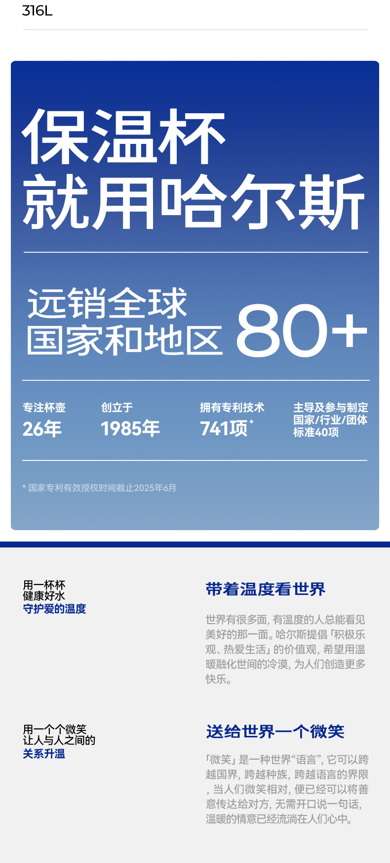 一键速开316双层不锈钢保温杯 办公秒开车载户外商务日用详情10