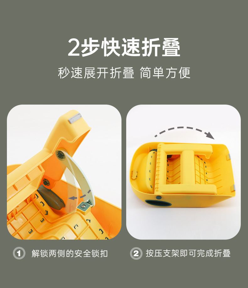 加工定制加厚儿童马桶折叠脚凳宝宝洗漱洗手台防滑阶梯踩脚垫脚凳详情7
