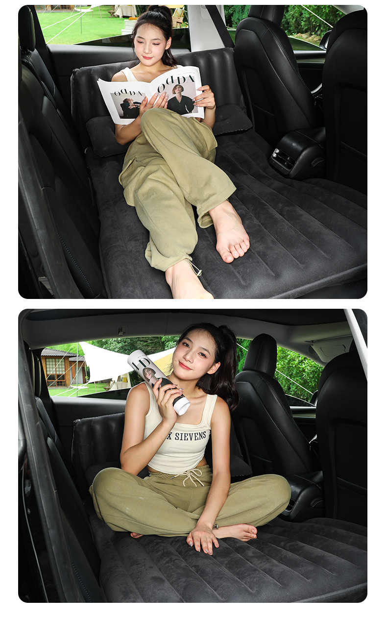 Factory in-stock SUV trunk inflatable beds, travel trunk inflatable beds, foldable inflatable beds pic 25