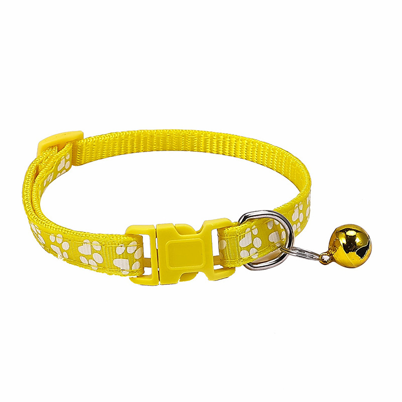 1.0 Pet footprint patch collar, dog neck collar, cat bell collar factory store, large stock available pic 8