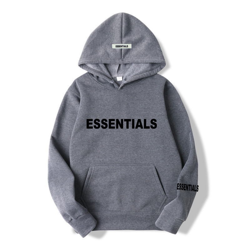 跨境essential复线潮牌新品情侣连帽卫衣情侣运动卫衣一件代发详情21