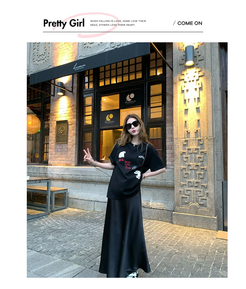 Purple high-end acetate satin half skirt for women, autumn flowing and flowing long dress, slimming A-line fishtail skirt pic 16