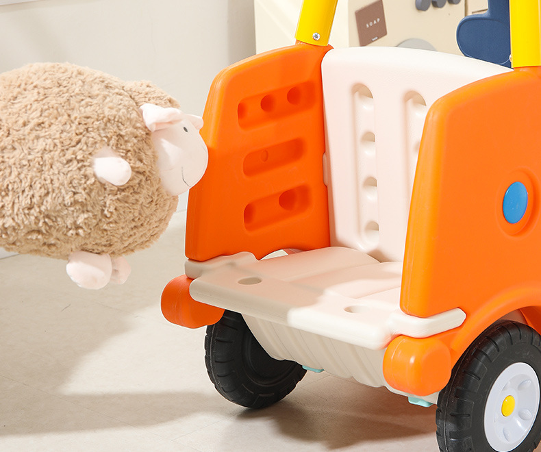 塑料滑行玩具车淘气堡消防公主车宝宝学步滑板车四轮助力小房详情19