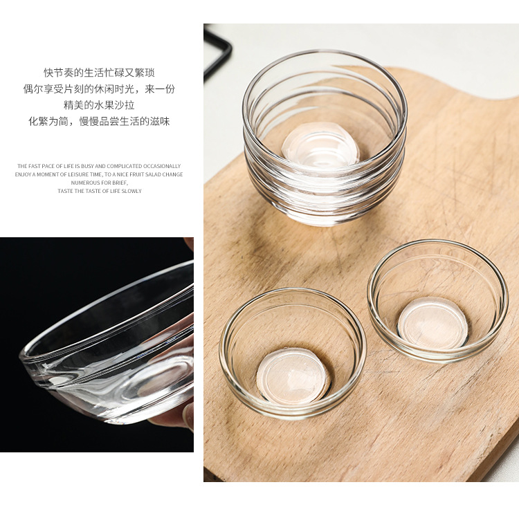 Pot cake mold, glass bowl, pot cake bowl, high-temperature resistant commercial small bowl, pudding jelly, beauty bowl, water chestnut cake pic 9