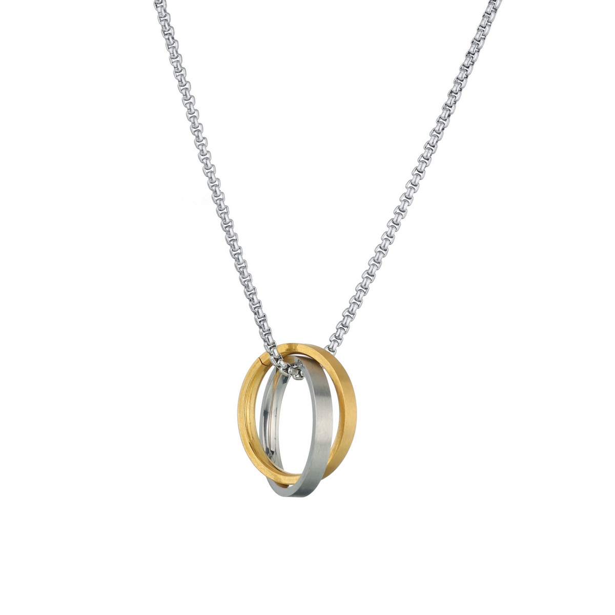 European and American couple style stainless steel necklace, Mobius strip necklace, new collarbone chain accessory, versatile sweater chain pic 7