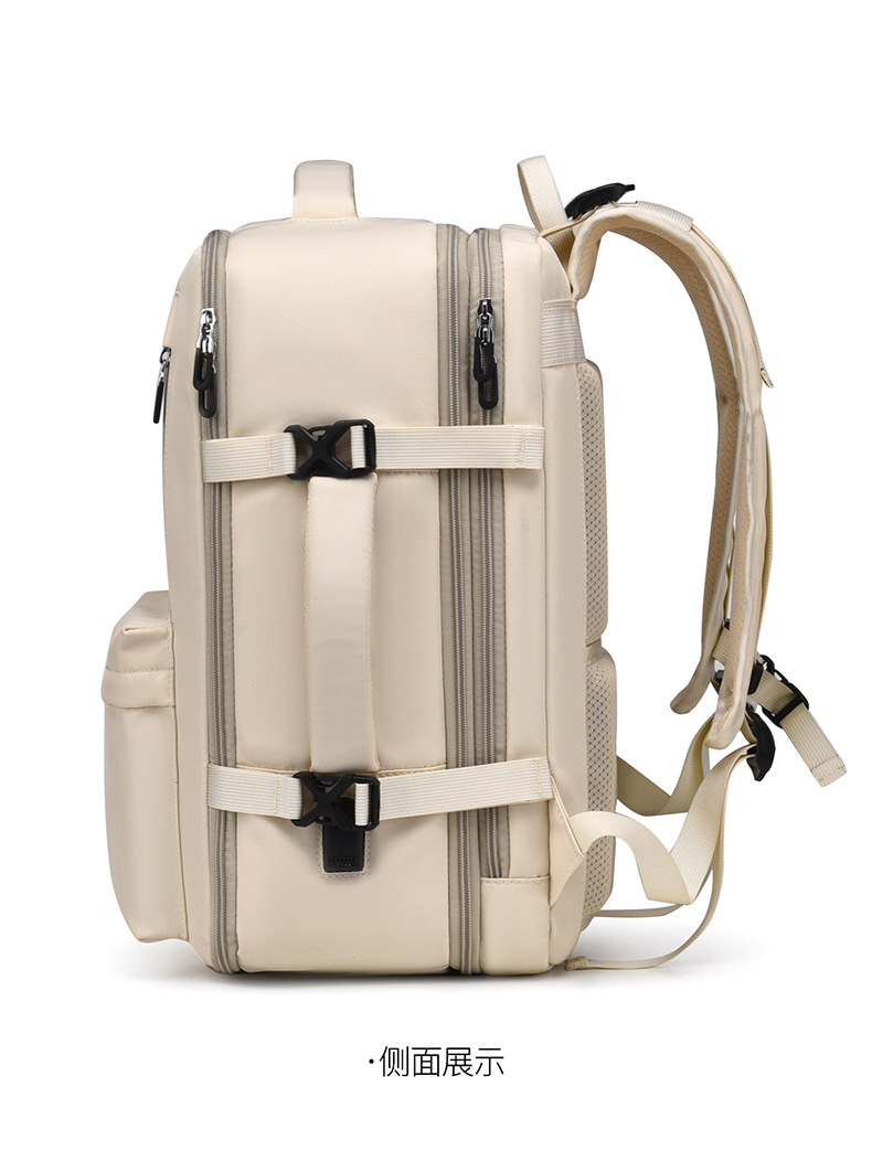 跨境时尚男士双肩包高级感大容量女背包潮旅行轻便书包防水电脑包详情21