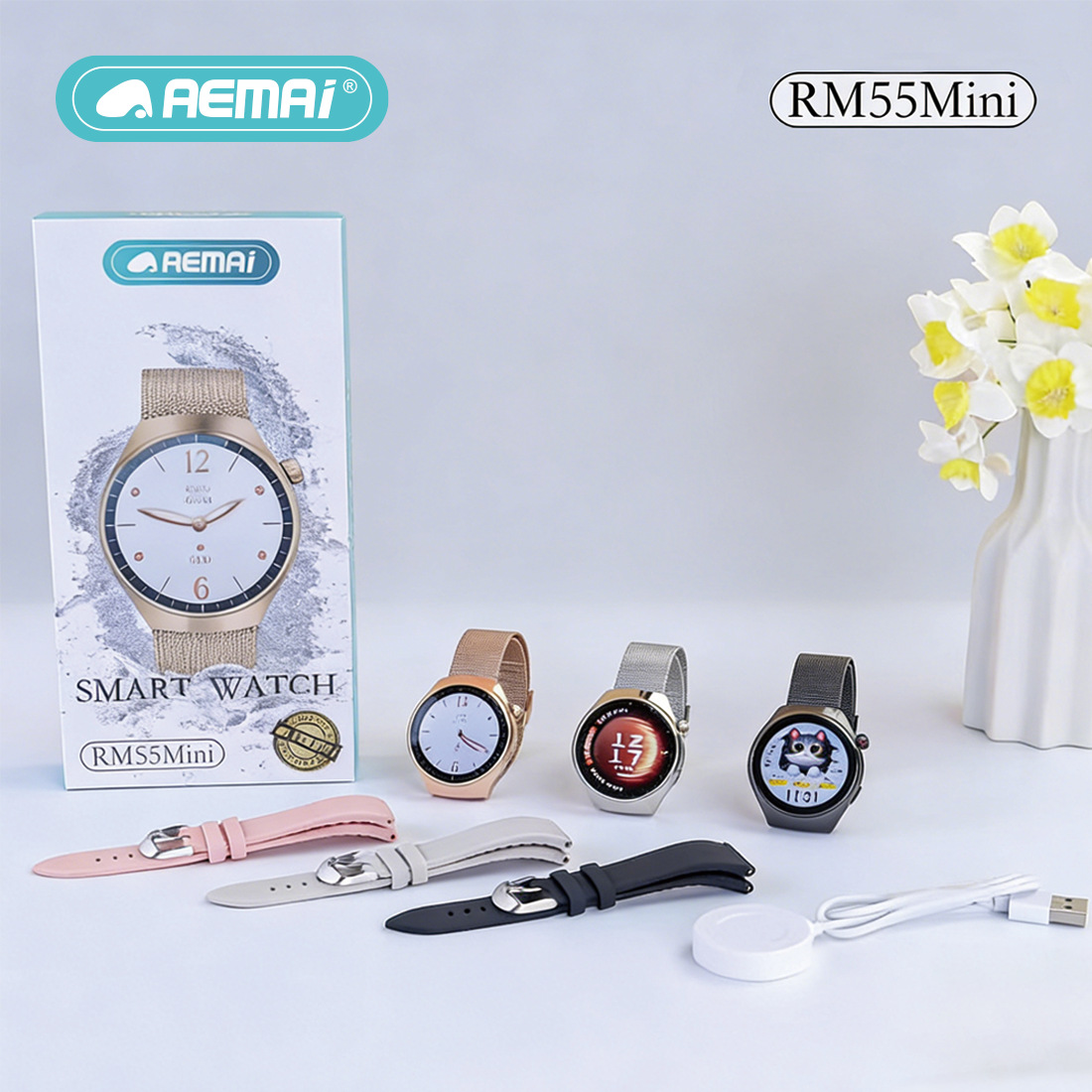 AEMAi Bluetooth Watch for blood oxygen, body temperature, heart rate and health monitoring, multi-functional Bluetooth watch for smart sports payment pic 1